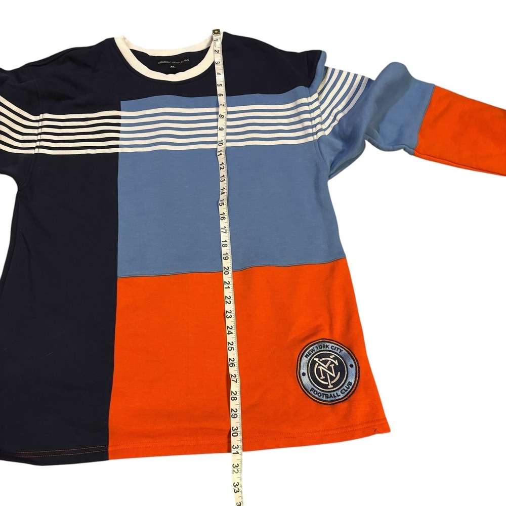 Grungy Gentlemen New York City FC Crewneck Sweater Multicolor Mens‎ XL MLS - Picture 11 of 12